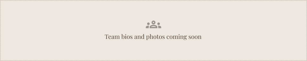 Team bios and photos coming soon